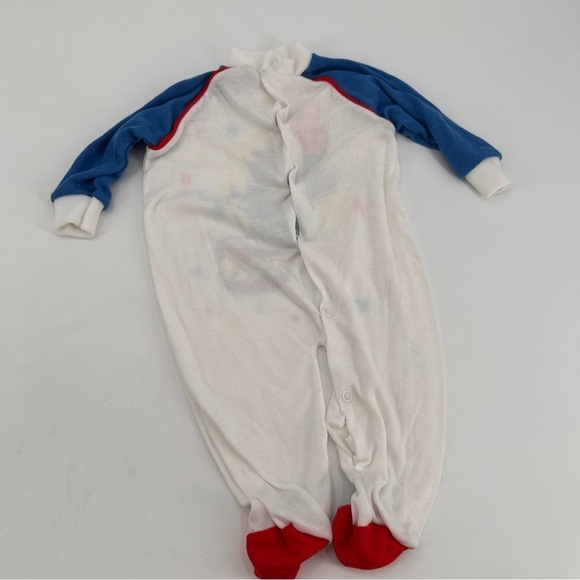 Vintage 1984 80s Baby Mickey Disney One Piece Pajamas Sleeper Medium 6-9 months - Picture 5 of 5